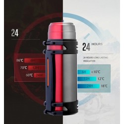 Vakuumthermosflasche - mit Armband - Edelstahl - großes Fassungsvermögen - 1200L - 1600L - 2000L