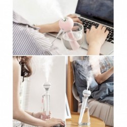 Ultrasonic air humidifier - portable - USB rechargeable - with light - essential oil diffuserHumidifiers