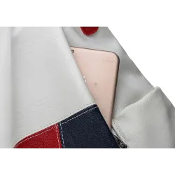 Lederrucksack - Umhängetasche - mit zu öffnender Gesäßtasche