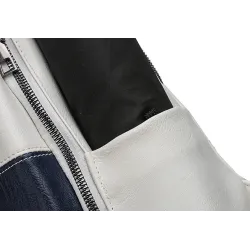 Lederrucksack - Umhängetasche - mit zu öffnender Gesäßtasche