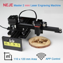 NEJE Master 2 - mini laser engraving machine - for wood - wireless - APP control