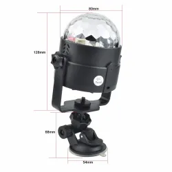 Kristallkugel - Bühnenlichtprojektor - RGB - LED - mit ferngesteuerter / verstellbarer Basis - 5V - für Disco / Partys