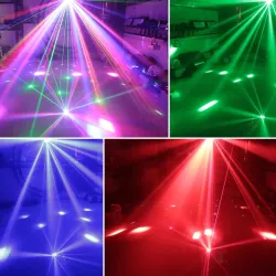 Laser-Blitzlicht - RGBW - LED - für Bühne / Partys / Clubs