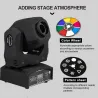 LED-Spot - Bühnenlicht - Moving Head - mit Mustern - mit DMX-Controller - 60W