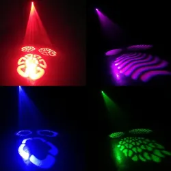 LED-Spot - Bühnenlicht - Moving Head - mit Mustern - mit DMX-Controller - 60W