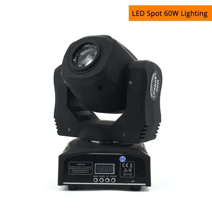 LED-Spot - Bühnenlicht - Moving Head - mit Mustern - mit DMX-Controller - 60W