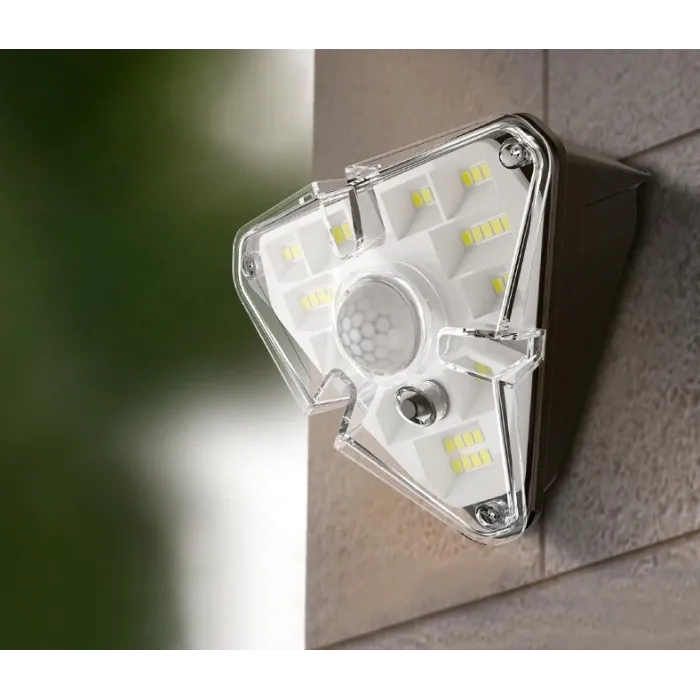 LED Solarlicht - Außenwandleuchte - PIR Bewegungssensor - wasserdicht