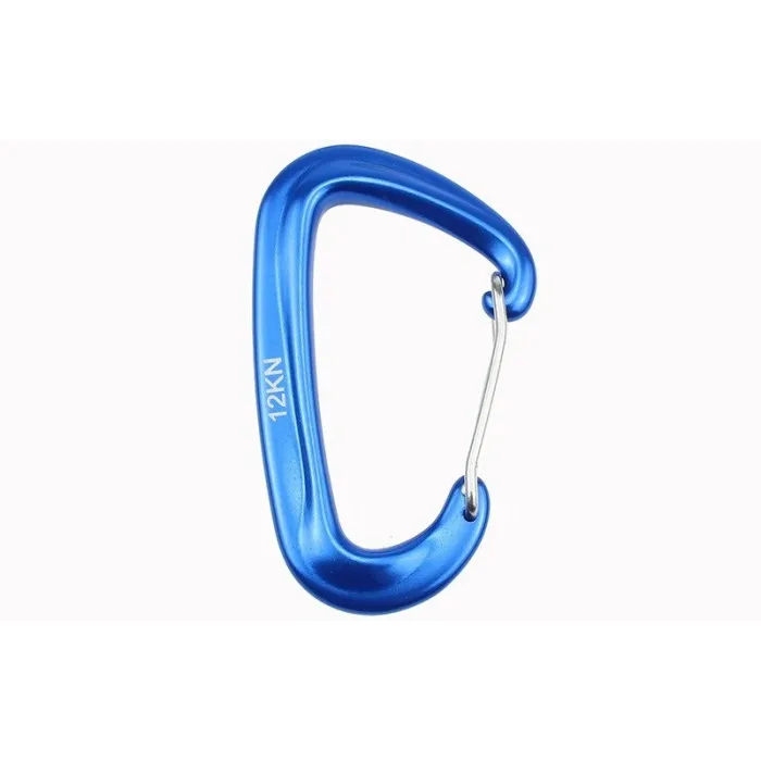 12KN Kletterkarabiner - mit Sicherheitsschloss - Kletterausrüstung
