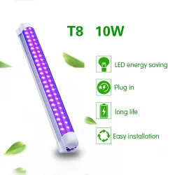 T8-Röhre - UV-Lampe - 60 LED - 10 W - Hintergrundbeleuchtung / Bühnen / Partys