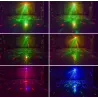 Tragbare Discokugel - Bühnenlicht - Laserprojektor - RGB - LED - mit 60 Mustern