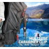 Karabinerhaken - Schnallenhaken - zum Angeln / Wandern / Camping - 6 Stück