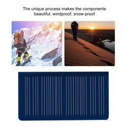 Mini Poly Solarpanel - Ladegerät - 5,5 V - 50 mA - 68 * 38 mm