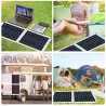 Tragbares Solarpanel - Batterieladegerät - 0,8W / 1W / 1,2W / 2W / 5W