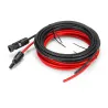 Solar panel cable - 2.5mm 14 AWG - with connector - black / red - 1M / 2M/ 3M / 5M / 10MSolar