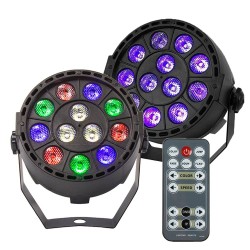 RGBW / UV Disco Licht - LED - kabellos - 36W - mit Fernbedienung