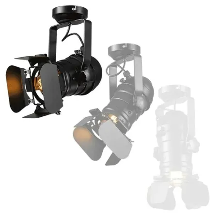 Vintage ceiling lamp - stage light - E27 - LED - theatre / shopsStage & events lighting