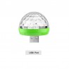 Mini Disco Licht - USB - LED - Kristallkugel - Lampe - mit Musiksensor