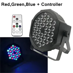 LED Par - flaches Bühnenlicht - RGBW - DMX - mit Fernbedienung