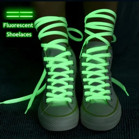 Fluoreszierende Schnürsenkel - im Dunkeln leuchtend - 80 - 140cm