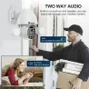 3MP CCTV Überwachungskamera - PTZ - WiFi - HD - mit Google Alexa - wasserdicht