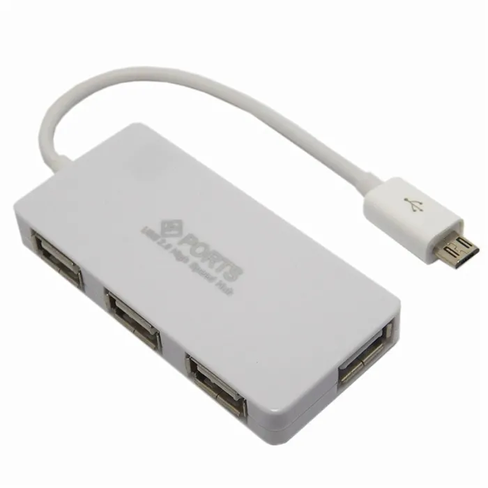 4 in 1 Kabel - Adapter - Micro-USB / HUB / OTG / Host