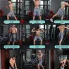 Elastische Widerstandsbänder - Gummibänder - mit Griffen - für Fitness / Bewegung - 11 Stück