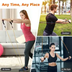 Widerstandsbänder - Gummizugseile - 120cm - Fitness / Workouts / Krafttraining