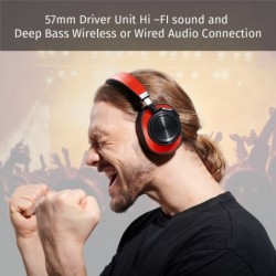 Bluedio 7th - kabelloser Kopfhörer - Bluetooth - Noise Cancelling - mit Mikrofon / Sprachsteuerung