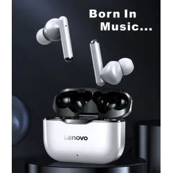 Lenovo LP1 - wireless in-ear headphones - Bluetooth - waterproof - noise cancelling - with microphoneEar- & Headphones