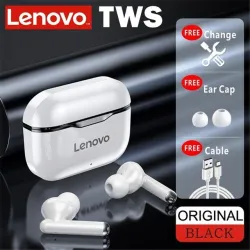 Lenovo LP1 - kabelloser In-Ear-Kopfhörer - Bluetooth - wasserdicht - Noise Cancelling - mit Mikrofon