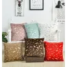 Plush pillowcase cover - with golden leaves - 45 * 45cmCushion covers
