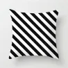 Cushion cover - black / white geometric style - 45 * 45cmCushion covers