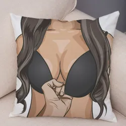 Kissenhülle - sexy Lady / Dessous - 45 * 45cm