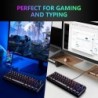 RedThunder - kabelgebundene Gaming-Tastatur - mit RGB-Hintergrundbeleuchtung