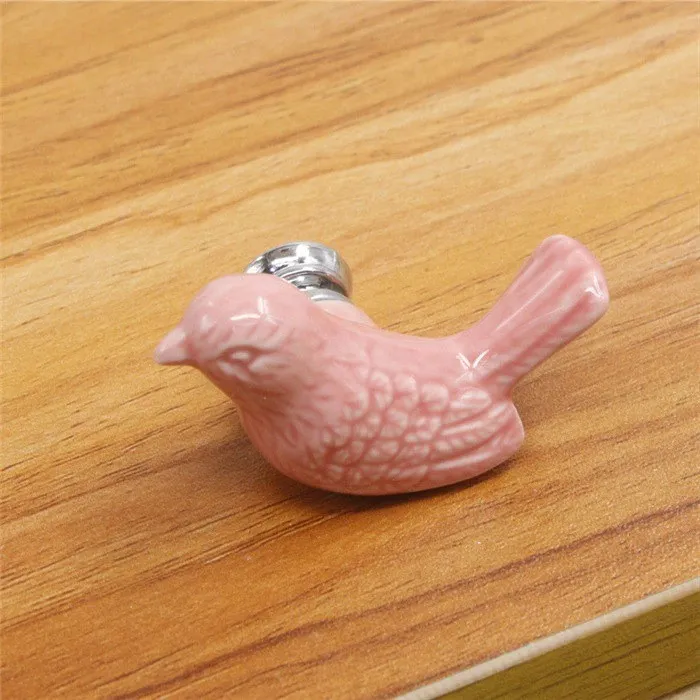 Dove shaped knob - furniture handle - ceramicFurniture