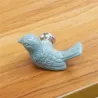 Dove shaped knob - furniture handle - ceramicFurniture