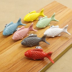 Fish shaped knobs - furniture handles
