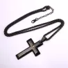 Cross with prayers - necklace - stainless steelNecklaces