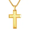 Cross with prayers - necklace - stainless steelNecklaces