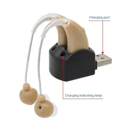Hörgerät - Ohrgeräuschverstärker - mit doppeltem Ladeanschluss - USB