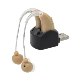 Hörgerät - Ohrgeräuschverstärker - mit doppeltem Ladeanschluss - USB