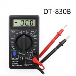 DT-830B - LCD-Digitalmultimeter - 1999 Zähler - AC / DC / Ohm / Spannungsprüfer - 750 - 1000V