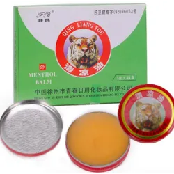 Red Tiger - Mentholbalsam - Schmerzlinderungssalbe - 24 Stück
