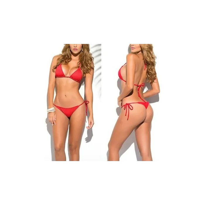 Sexy Bikini Set - Badeanzug - mit String - Einheitsgröße