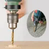 1/4 Inch 6542 Titanium coated - combination metric deburr countersink drills - hex shank - 6 piecesBits & drills