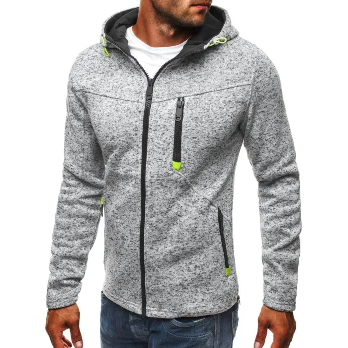 Men's cotton hoodie with zipperHoodies & Sweatshirt