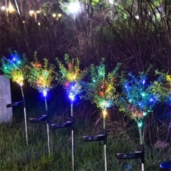 Rasen- / Gartenlicht - Lampe - solarbetrieben - LED - wasserdicht - Weihnachtsbaum