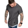 Kurzarm-T-Shirt - trendiges Knitter-Design - slim fit