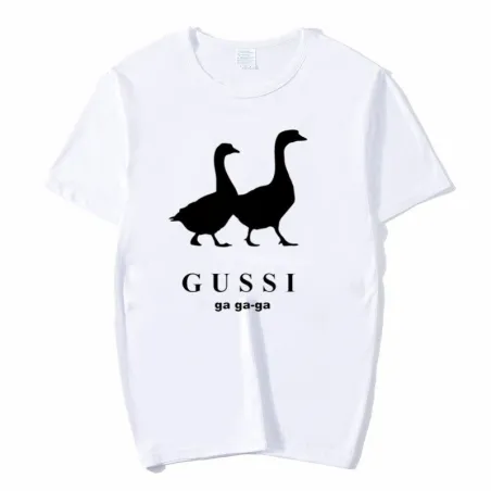 Classic t-shirt with short sleeve - funny duck print - unisexT-shirts