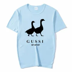Classic t-shirt with short sleeve - funny duck print - unisexT-shirts